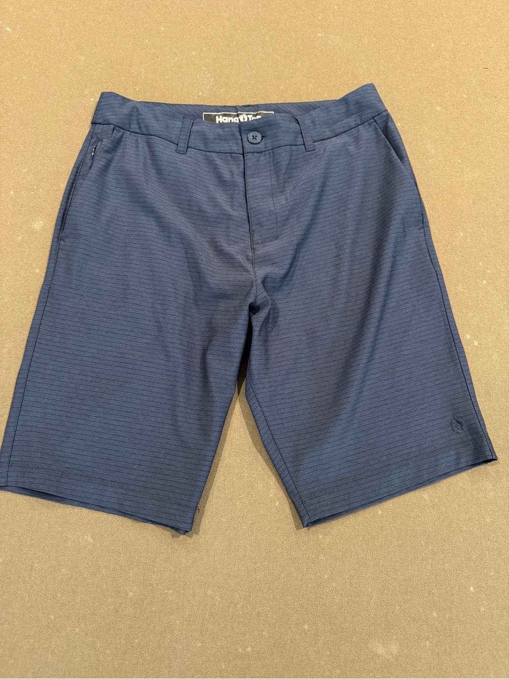 Hang Ten Men's Navy Flat-Front Shorts